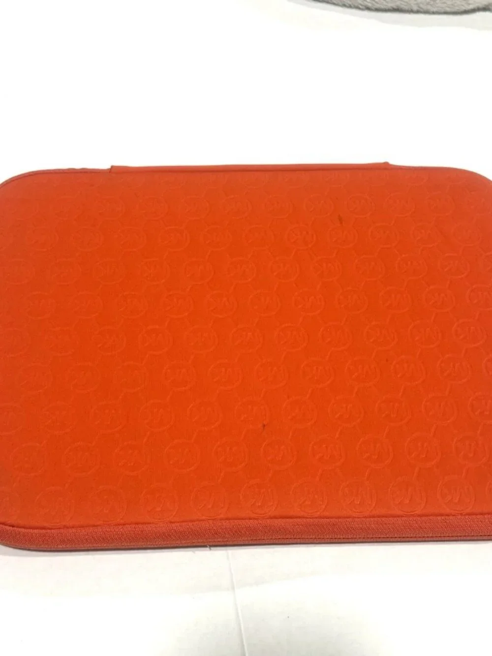Michael Kors Neoprene Laptop Case Orange